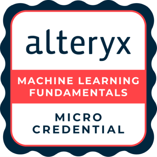 Machine learning best sale in alteryx