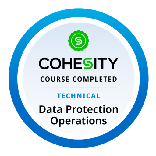 Data Protection Operations Course Completion - Credly