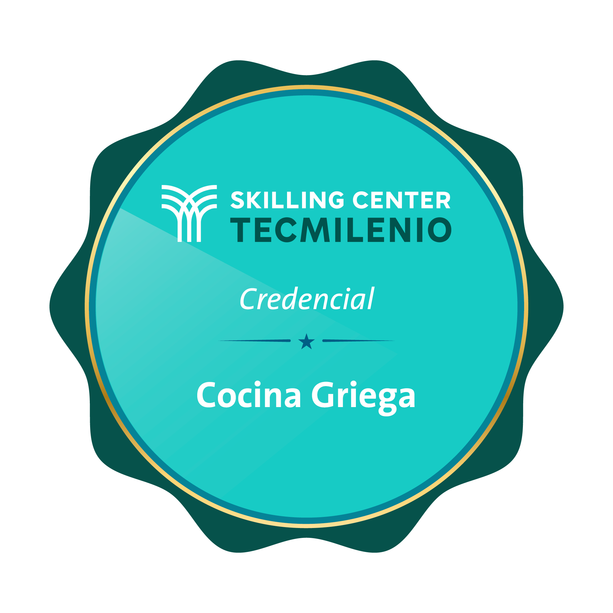 Credencial Cocina Griega