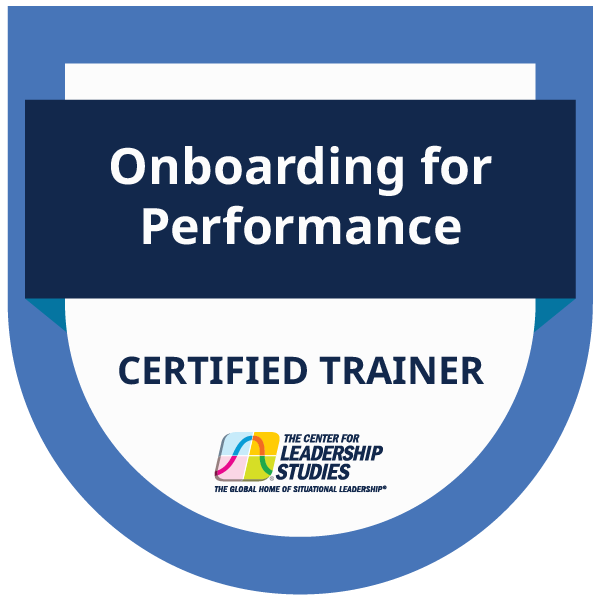 Onboarding for Performance Certified Trainer Credly