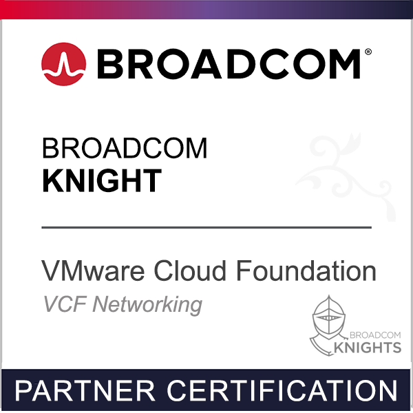 Broadcom Knight - VCF Networking badge