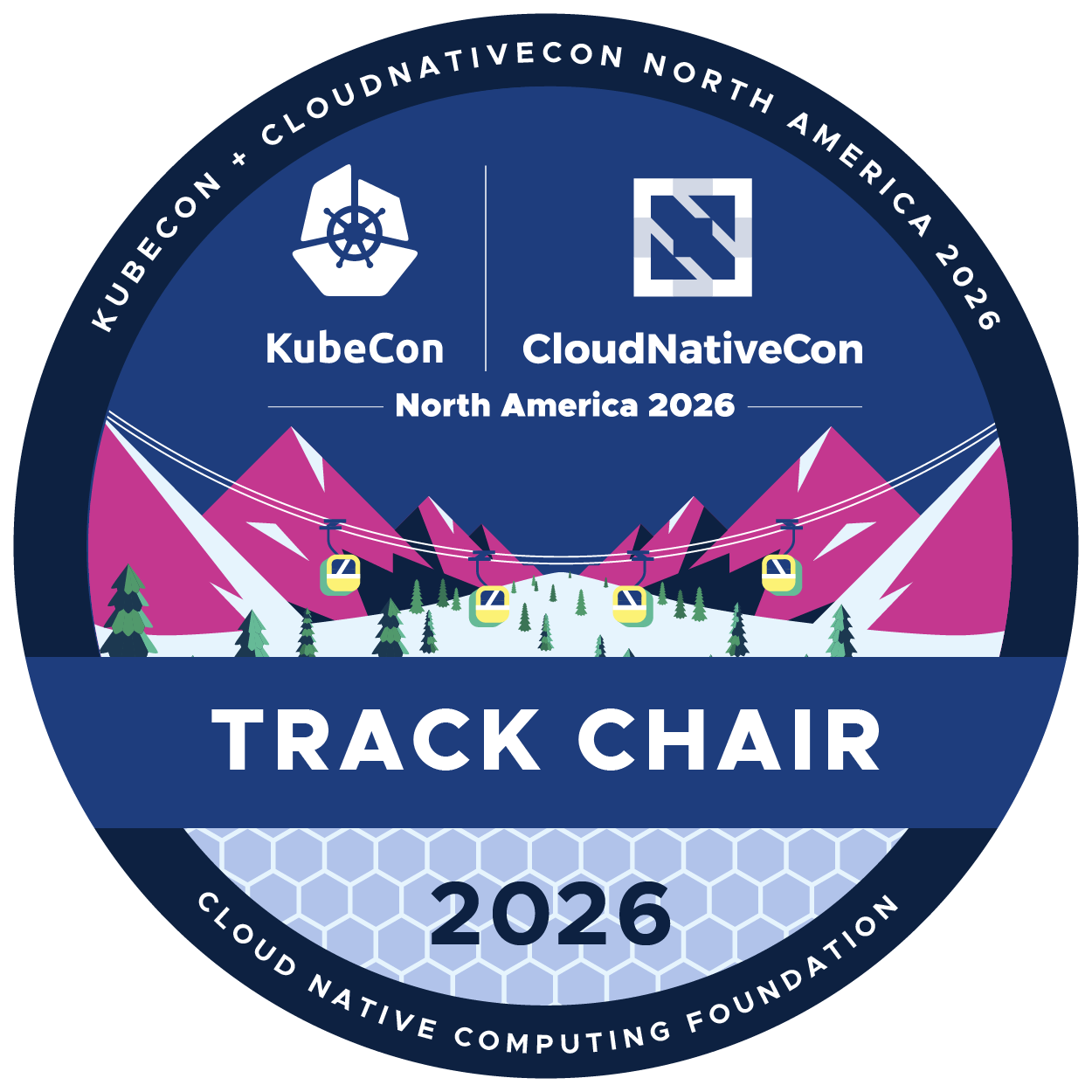 Track Chair: KubeCon + CloudNativeCon North America 2026 badge