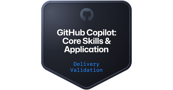 GitHub Copilot: Core Skills & Application Partner Delivery Credential ...