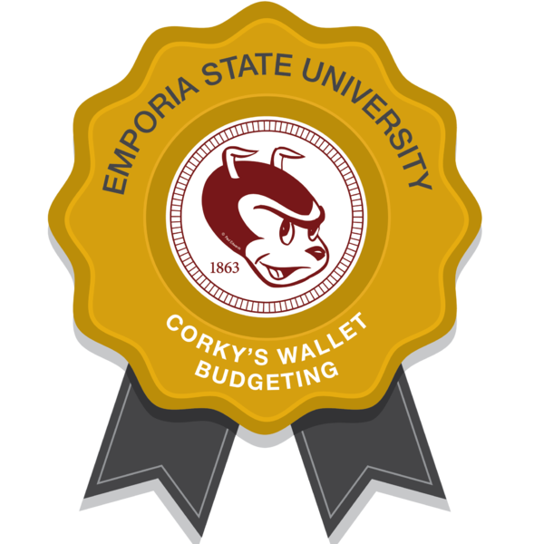 Corky's Wallet Budgeting Badge