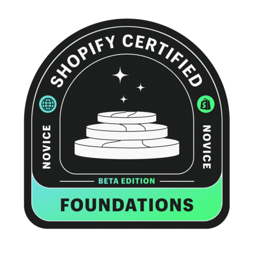 Shopify External Education Alpha/Beta Tester Credly