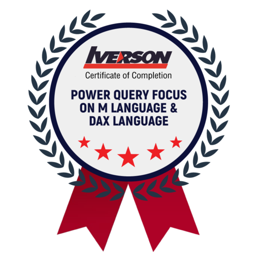 Power Query focus on M Language & Dax Language - Credly