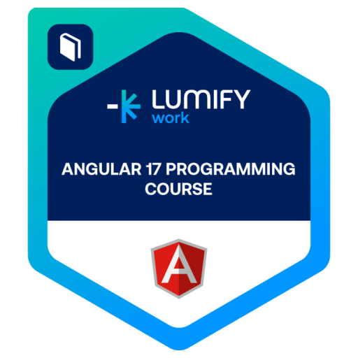 Angular 17 Programming Course Completion Badge - Credly