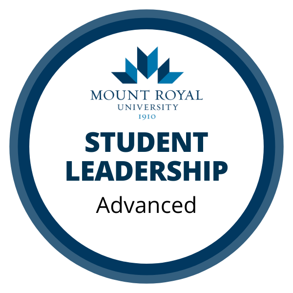 MRU Student Leader Badge: Advanced