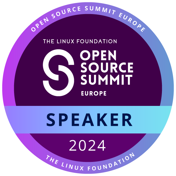 Speaker: Open Source Summit Europe 2024