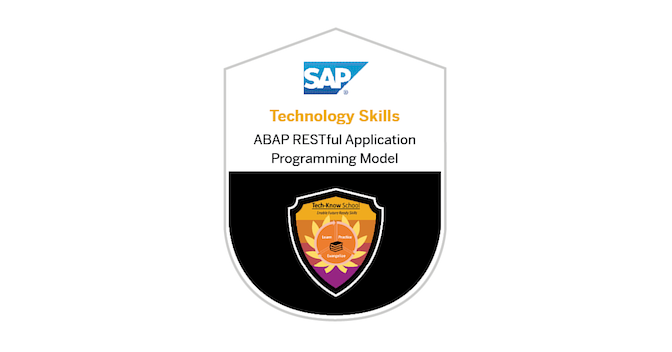 Technology Skills - ABAP RESTful Application Programming Model - Credly
