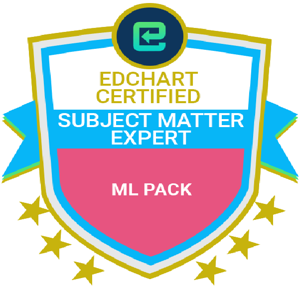 Edchart Certified ML Pack Subject Matter Expert