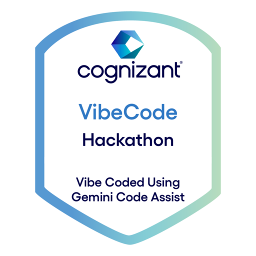 Vibe Code Hackathon – Gemini Code Assist - Credly