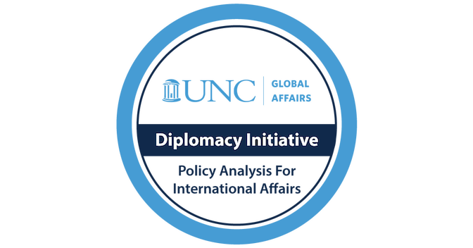 Diplomacy Initiative - Policy Analysis For International Affairs - Credly