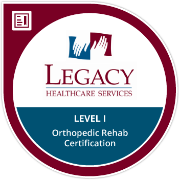 Level I Orthopedic Rehabilitation Certification