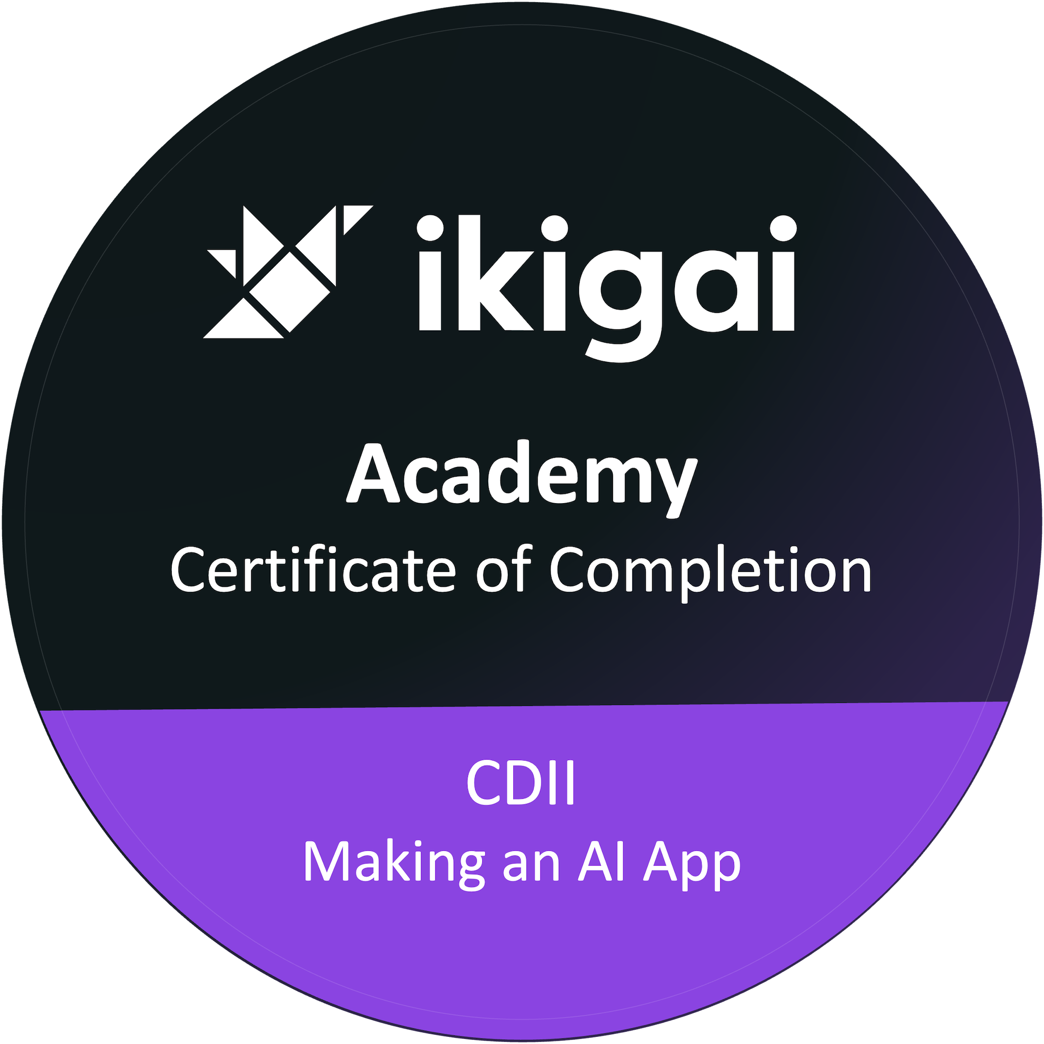 CDII - Making an AI App