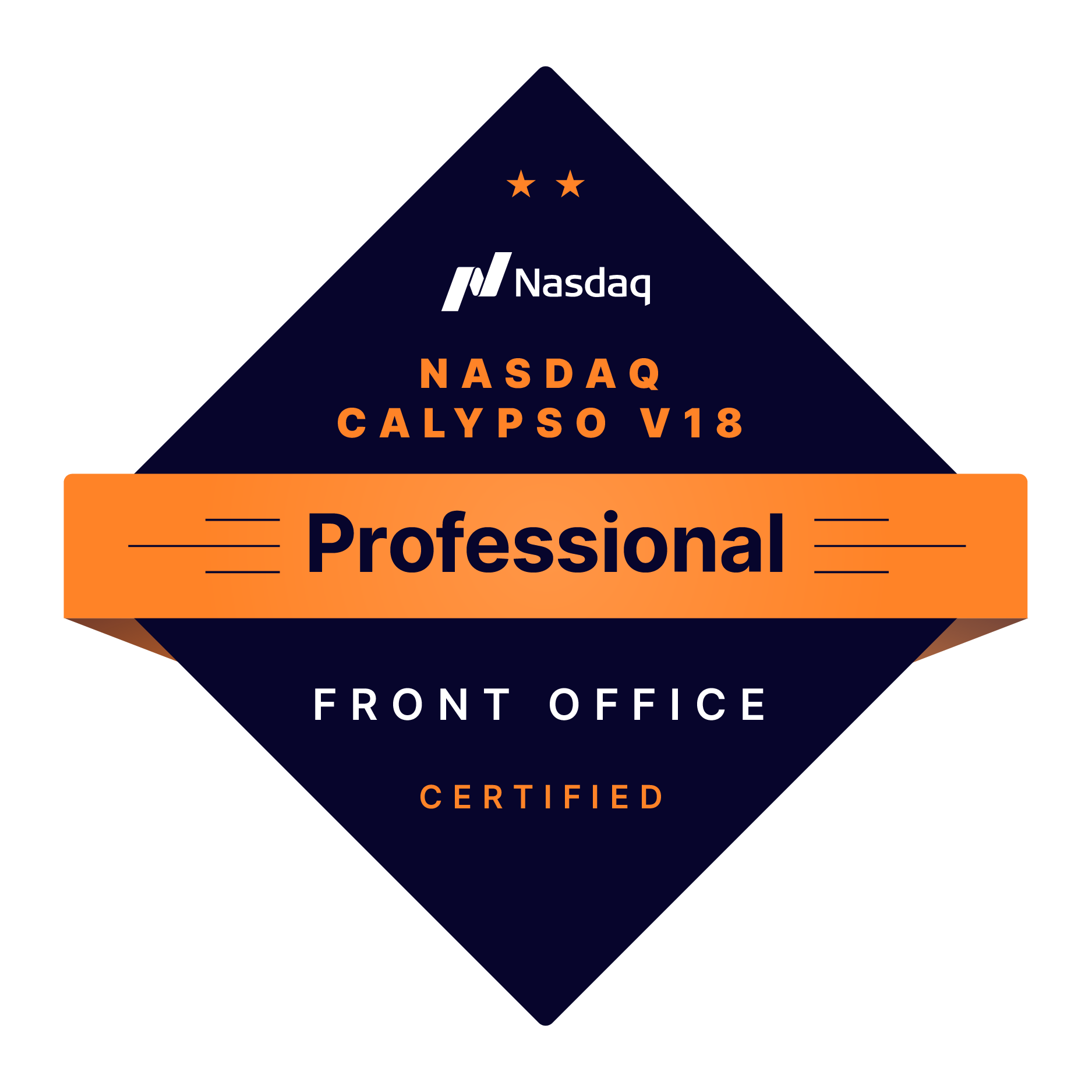 Nasdaq Calypso Certified Front Office - Professional - V18