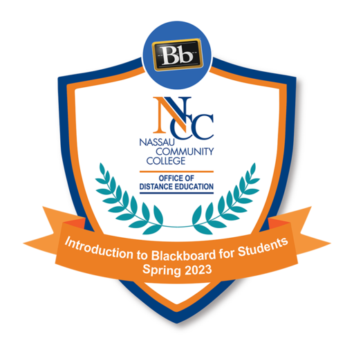 Introduction to Blackboard for Students Spring 2023 Credly