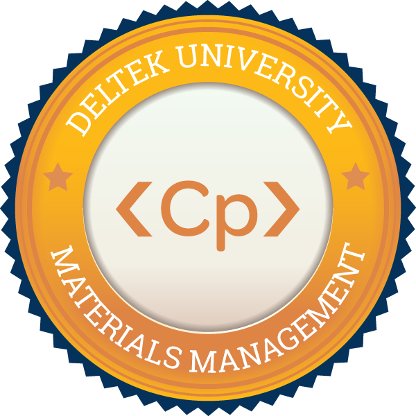 Costpoint Materials Management Master Certification Exam Credly