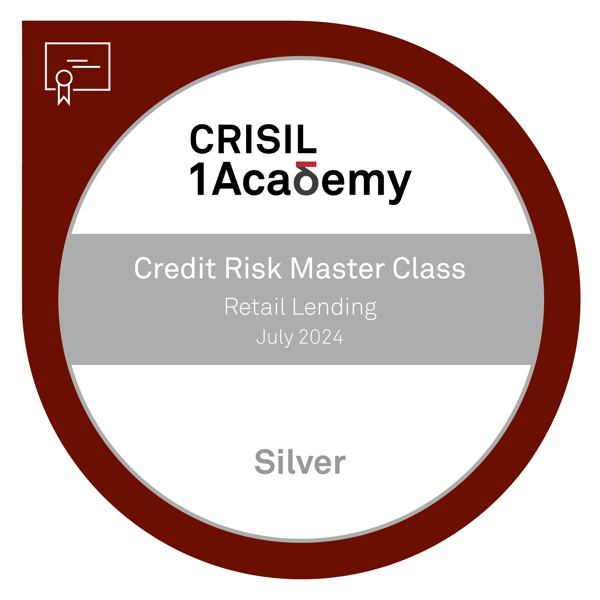 Credit Risk Master Class - Level 3 - Credly