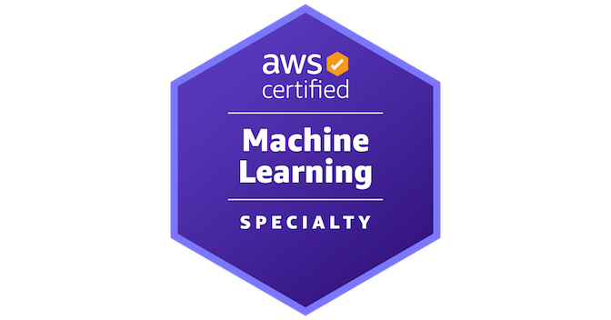AWS Certified Machine Learning Specialty badge