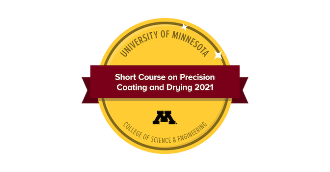 Short Course on Precision Coating and Drying 2021 - Credly