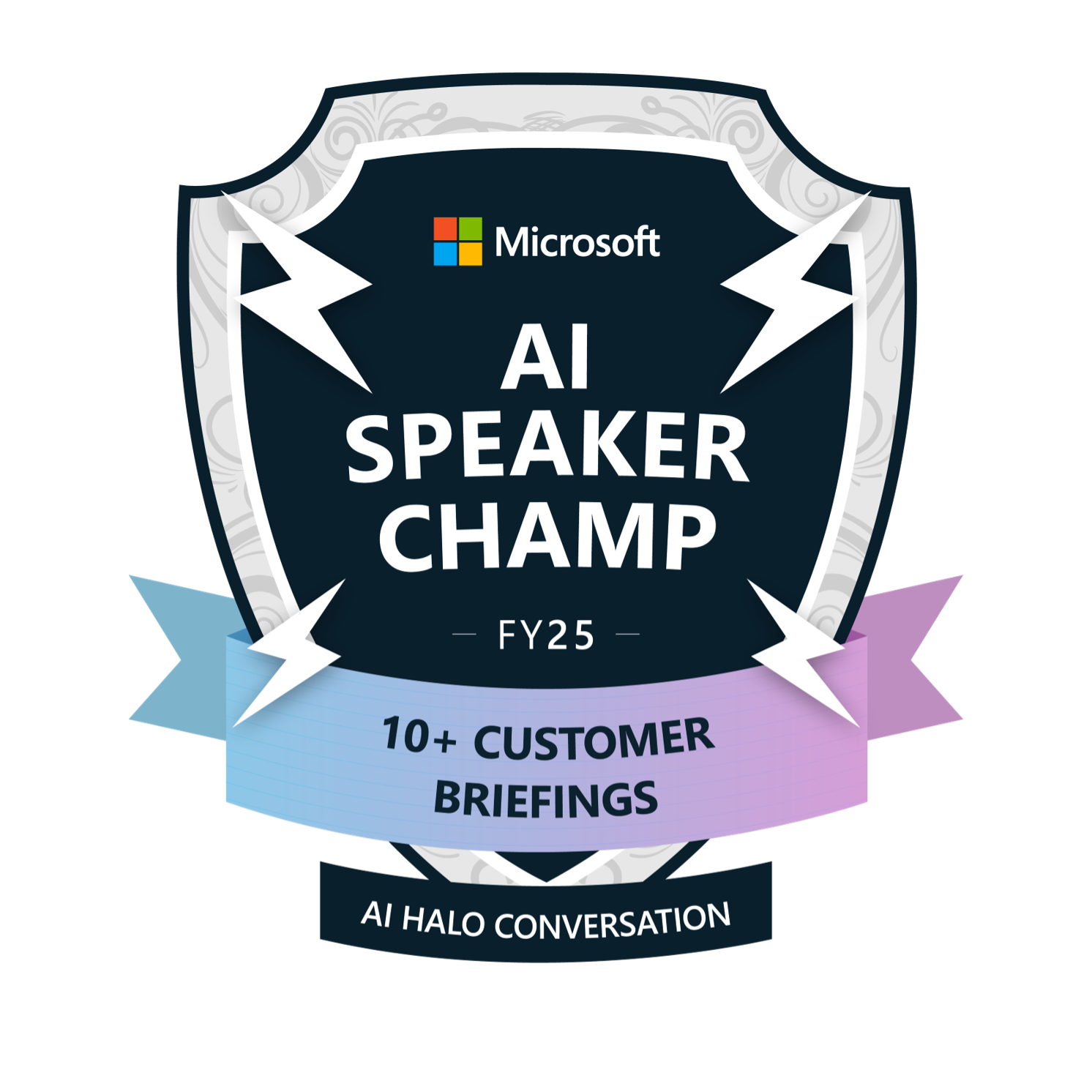 FY25 Microsoft AI Speaker Champ - Credly