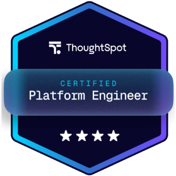 Certified ThoughtSpot Platform Engineer