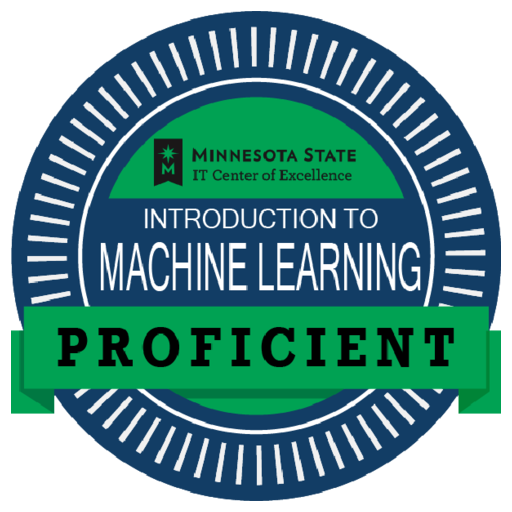 Introduction to Machine Learning Badges & Certificate - Credly