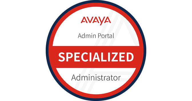 Avaya Admin Portal Administrator - Credly