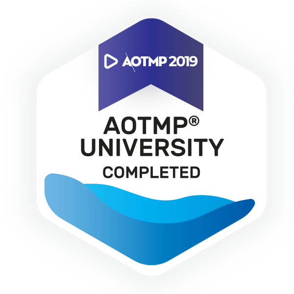 AOTMP® University at AOTMP® 2019 Coursework Completed