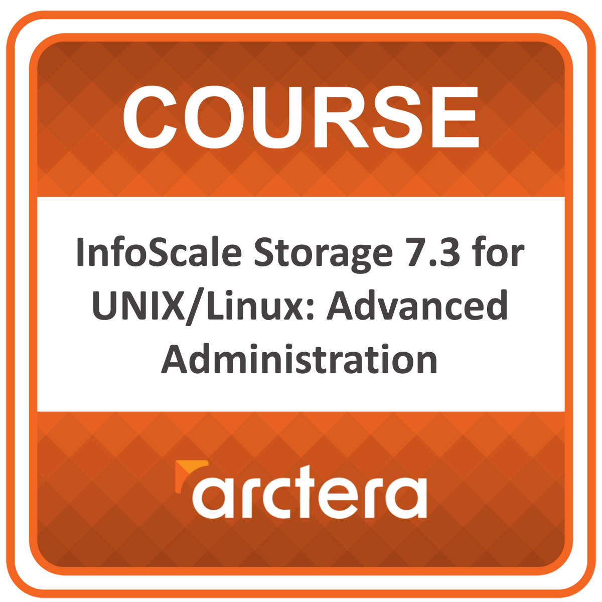 Arctera InfoScale Storage 7.3 for UNIX/Linux: Advanced Administration