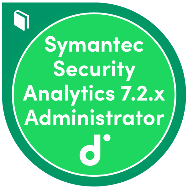 Participation au cours : Symantec Security Analytics 7.2.x Administrator
