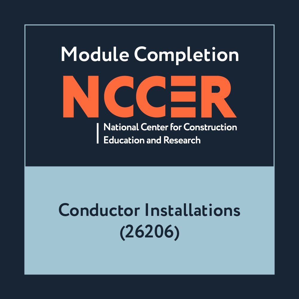 NCCER Conductor Installations (26206)