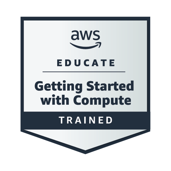 AWS Educate Getting Started with Compute - Training Badge