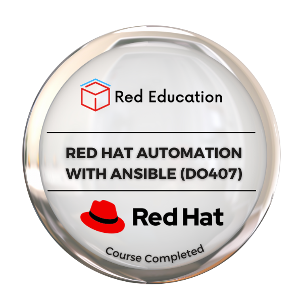 RED HAT AUTOMATION WITH ANSIBLE (DO407)