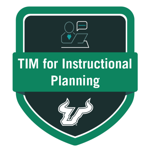 TIMT-130 TIM for Instructional Planning - Credly