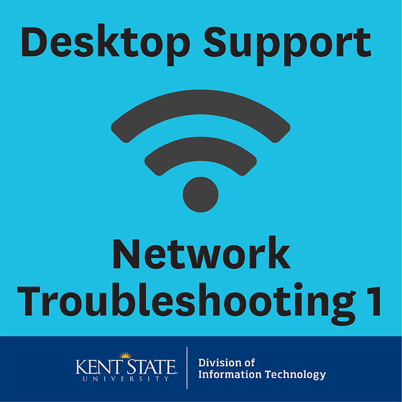 Desktop Support - Network Troubleshooting 1