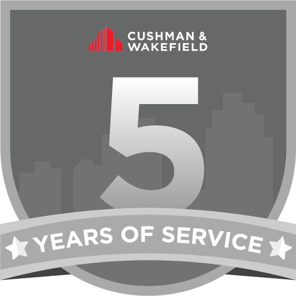 Service Award - Cushman & Wakefield - 5 years