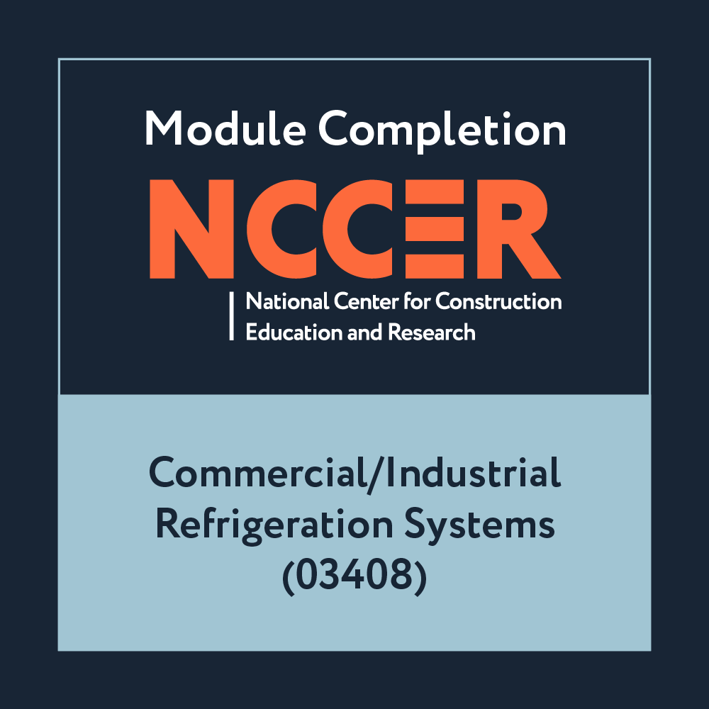 NCCER Commercial/Industrial Refrigeration Systems (03408)