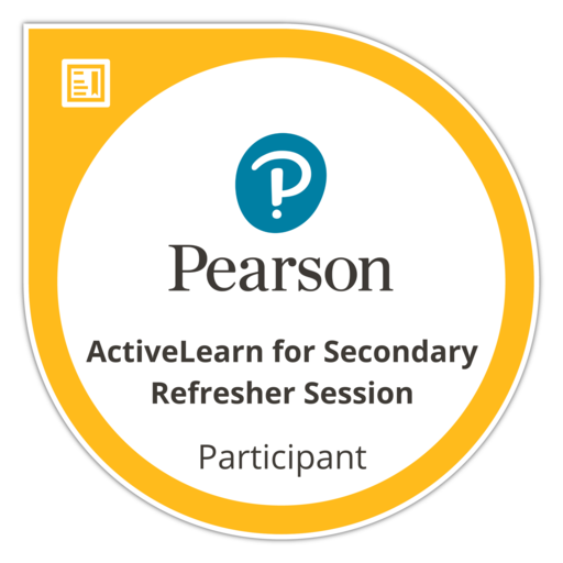ActiveLearn for Secondary Refresher Session - Credly