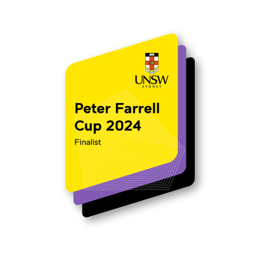 UNSW Peter Farrell Cup Program - Finalist 2024 - Credly