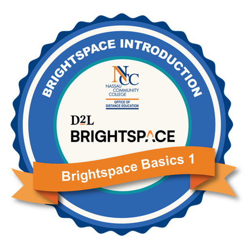 Brightspace Basics 1 - Credly