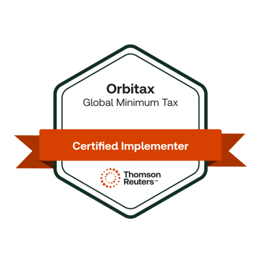 Orbitax Global Minimum Tax Certified Implementer - Credly