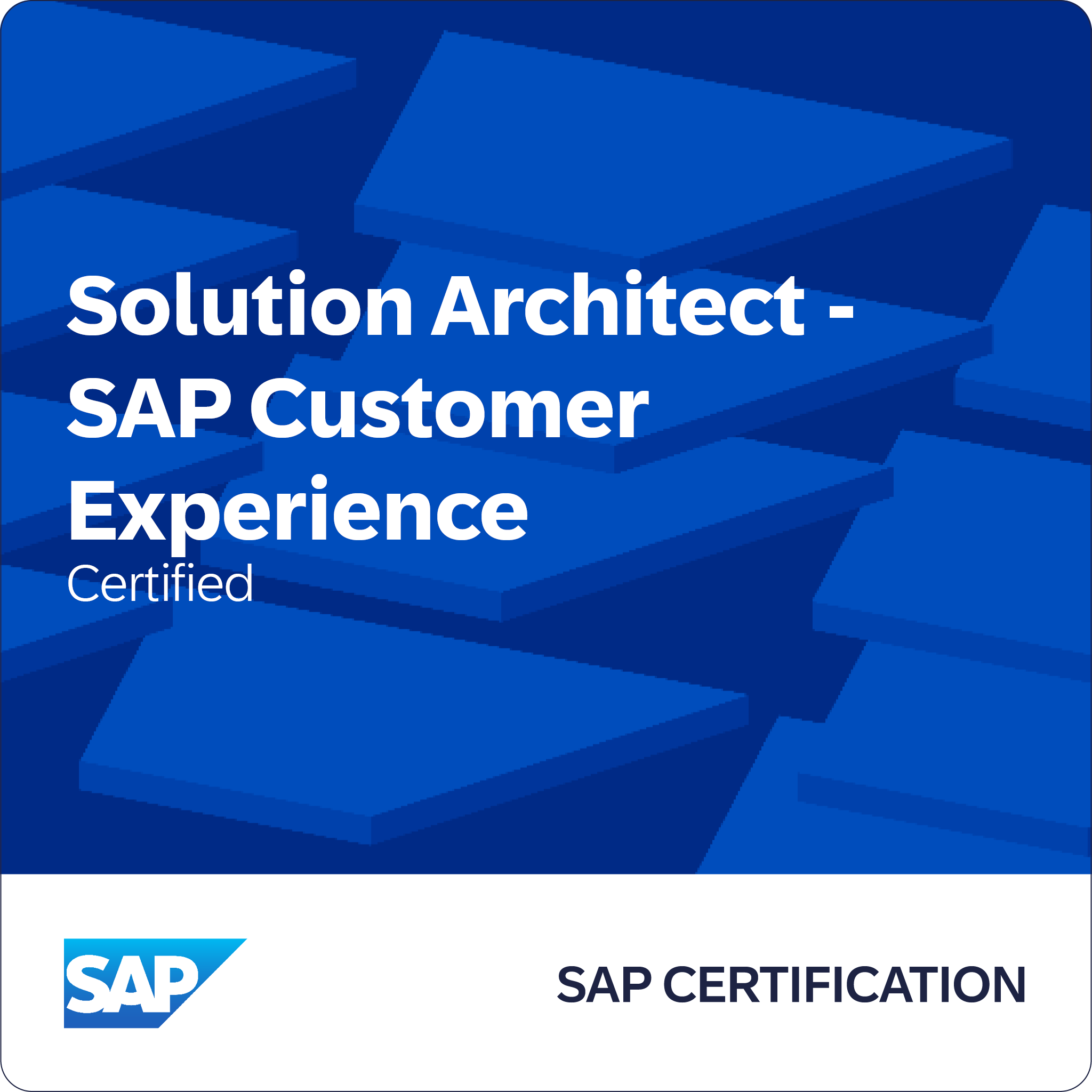 SAP Certified - Solution Architect - SAP Customer Experience