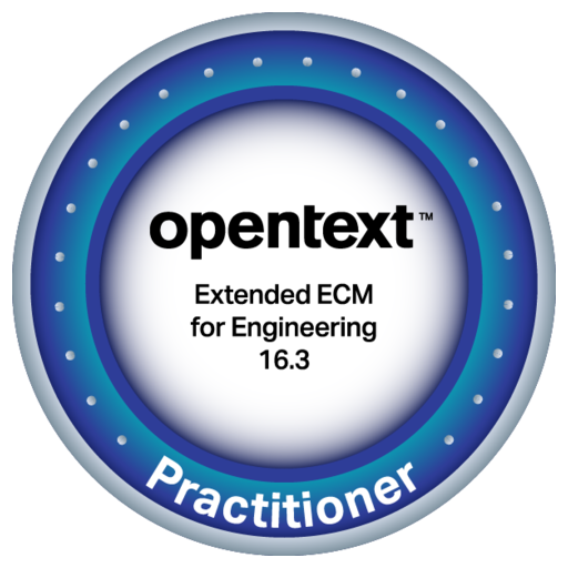 OpenText Practitioner Extended ECM for Engineering 16.3 Credly