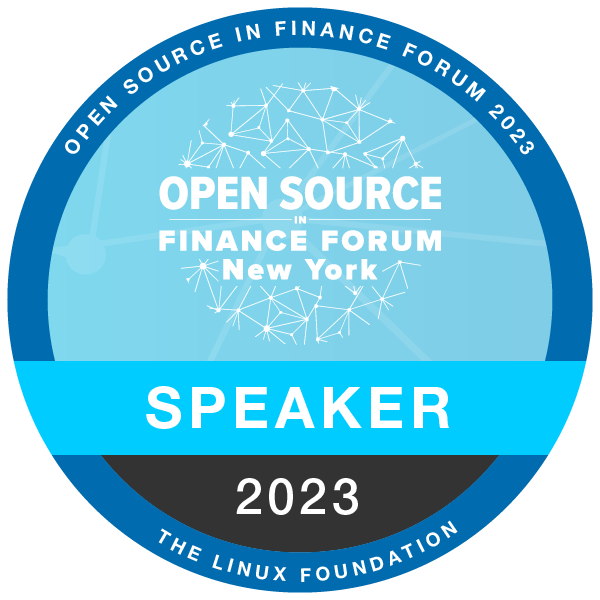 Speaker: Open Source in Finance Forum NYC 2023