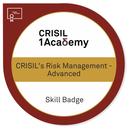 CRISIL's Risk Management - Advanced - Credly