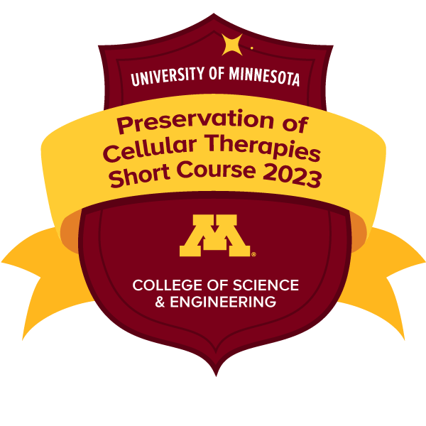 BioCor Preservation of Cellular Therapies Short Course 2023