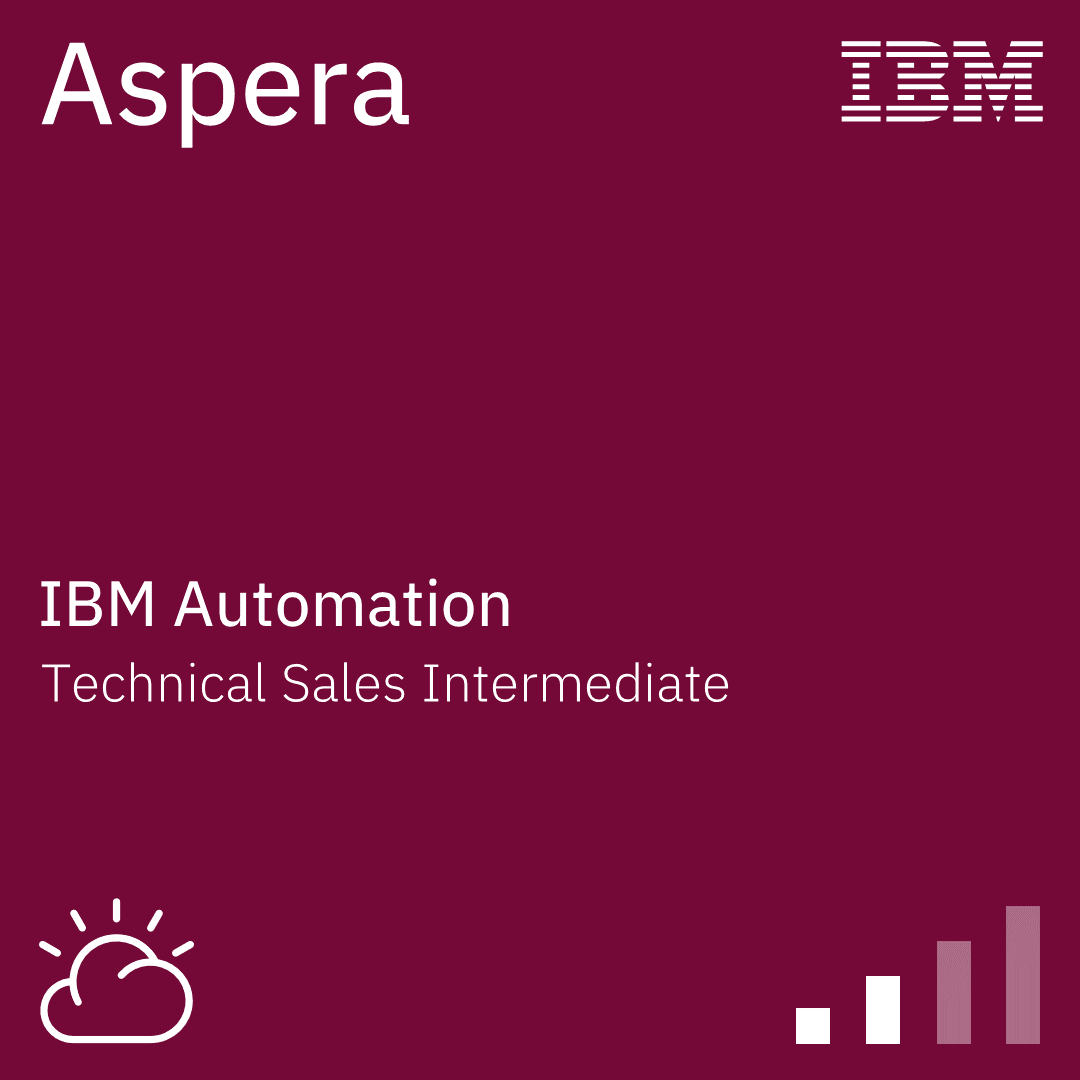 Aspera Technical Sales Intermediate