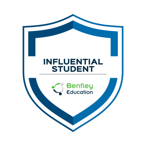 Bentley Education Influential Student Credly